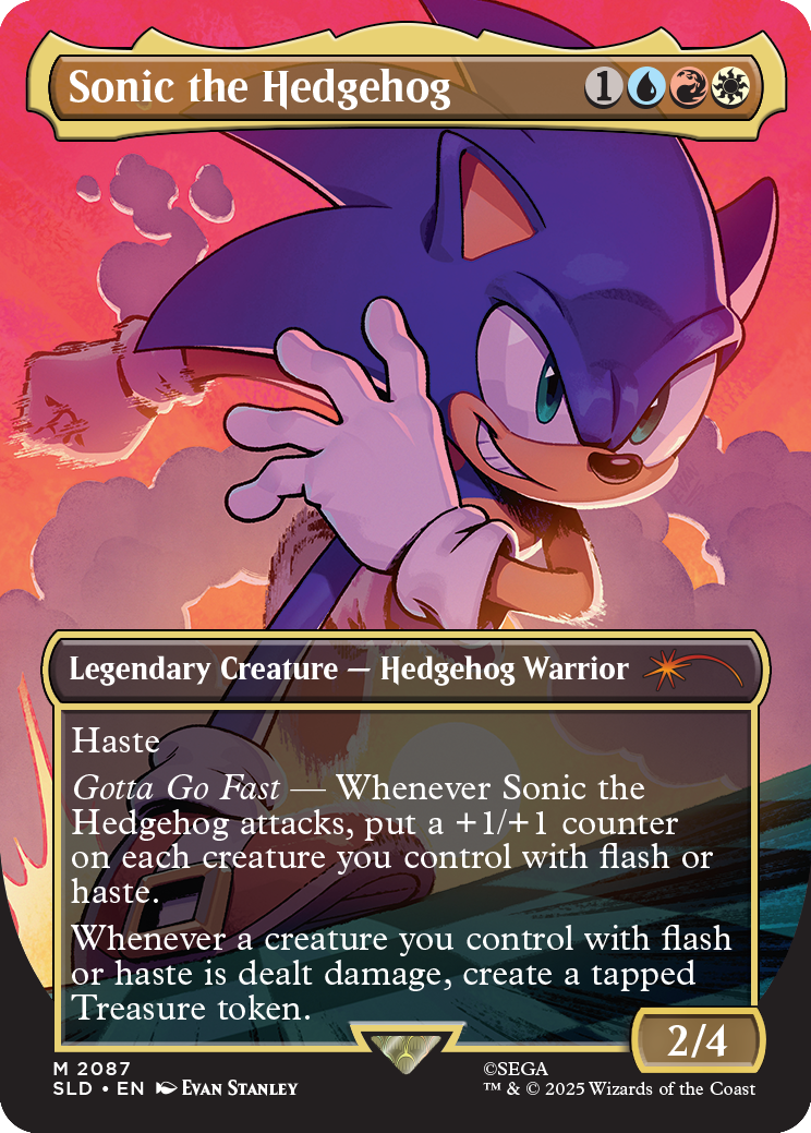 MTG Secret Lair Sonic: Friends & Foes Non-foil WPN Store Only
