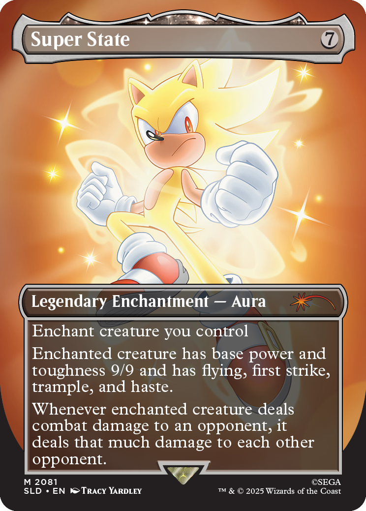 MTG Secret Lair Sonic: Friends & Foes Non-foil WPN Store Only