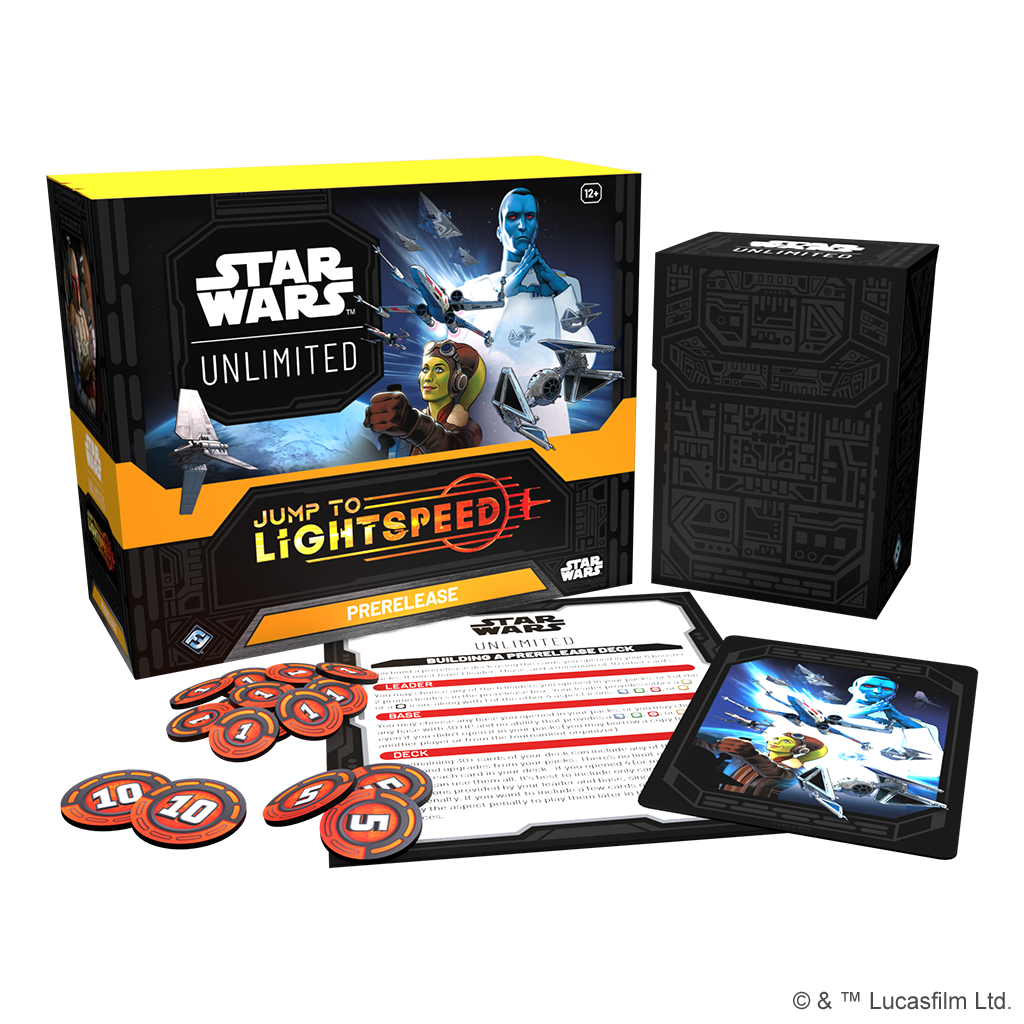 Star Wars Unlimited Jump to Lightspeed Prerelease Box