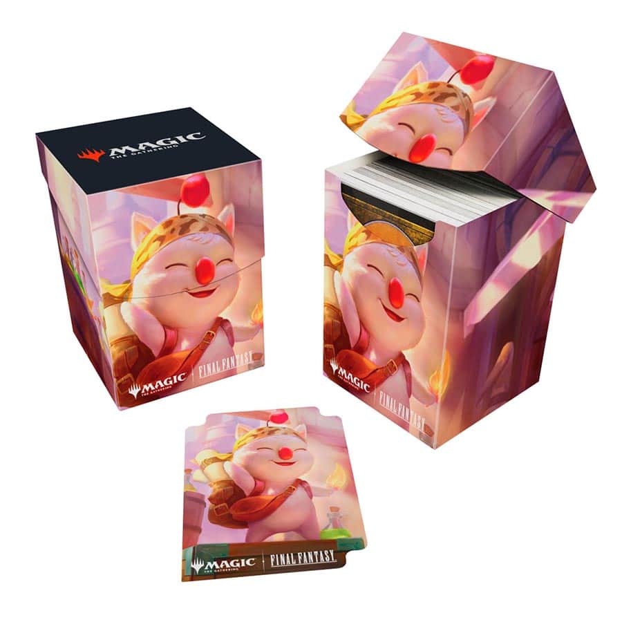 Ultra Pro MTG Universes Beyond: Final Fantasy Stiltzkin, Moogle Merchant Deck Box Pro 100+