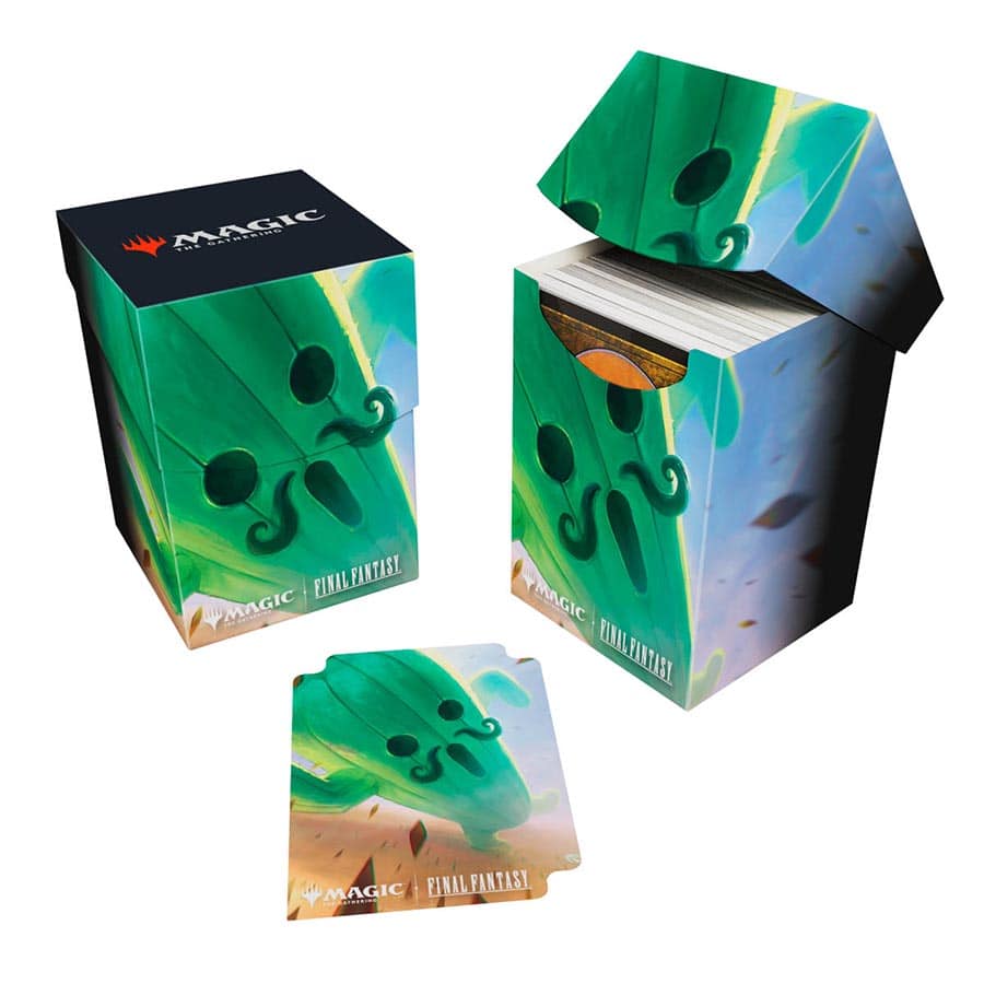 Ultra Pro MTG Universes Beyond: Final Fantasy Jumbo Cactuar Deck Box Pro 100+