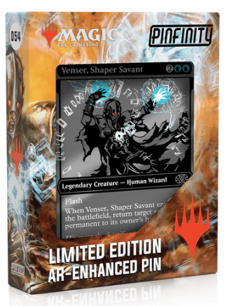 Magic the Gathering Pinfinity: Venser, Shaper Savant Limited Edition AR-Enchanged Pin