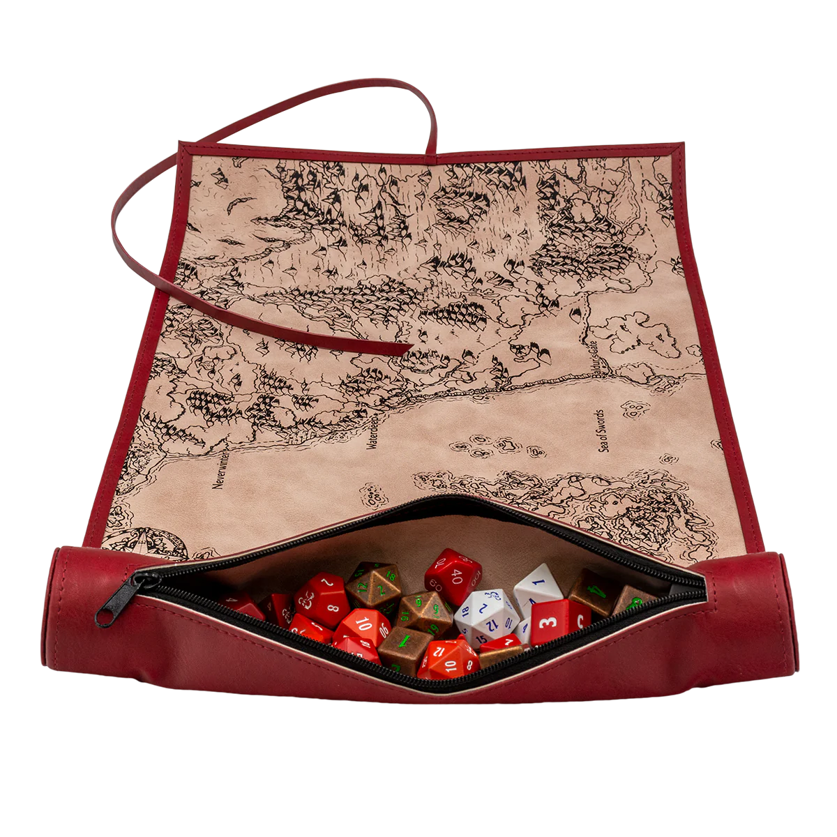 Sword Coast Dice Scroll Map