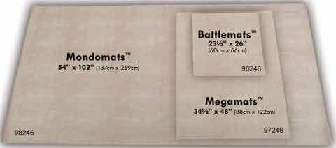 Chessex Role Playing Game Mats (1" squares/hexes)