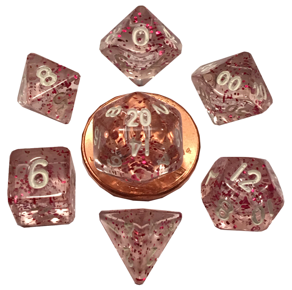 10mm Mini Poly Dice Set