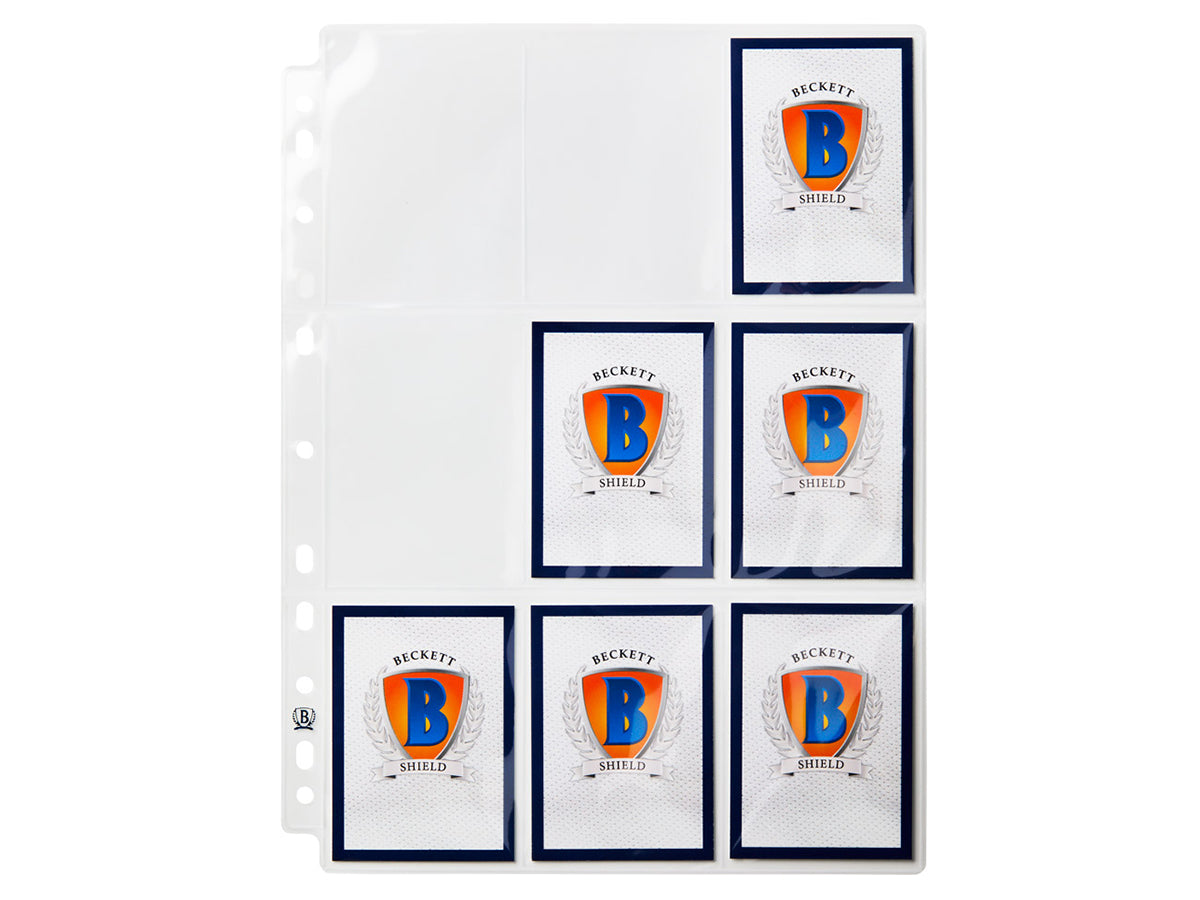 Beckett Shield 9-Pocket Pages for Standard Size Cards