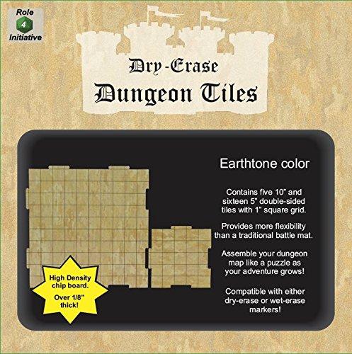 Dry-Erase Dungeon Tiles: Earthtone