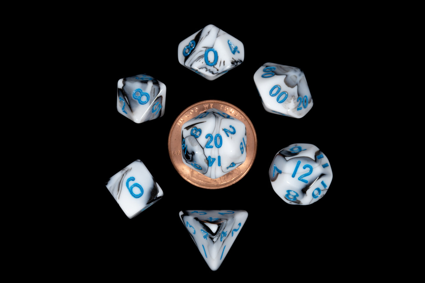 10mm Mini Poly Dice Set