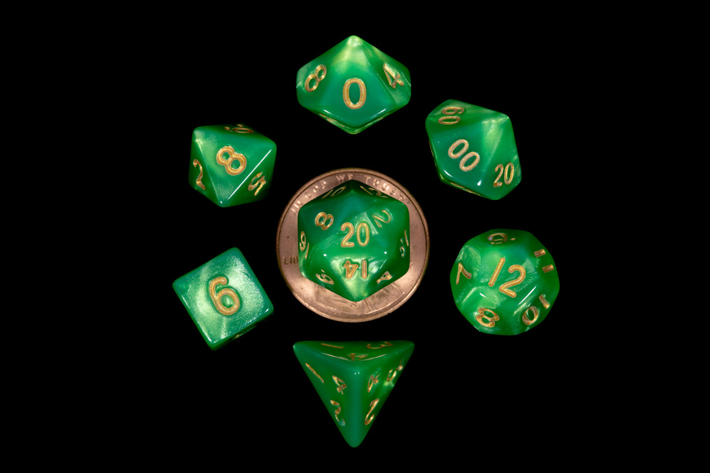 10mm Mini Poly Dice Set
