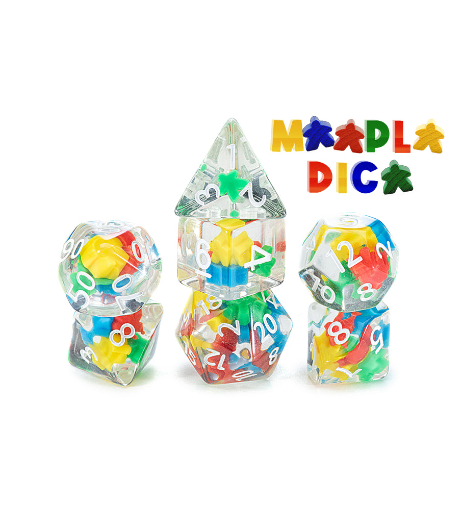 Inclusion Dice: Meeple Dice