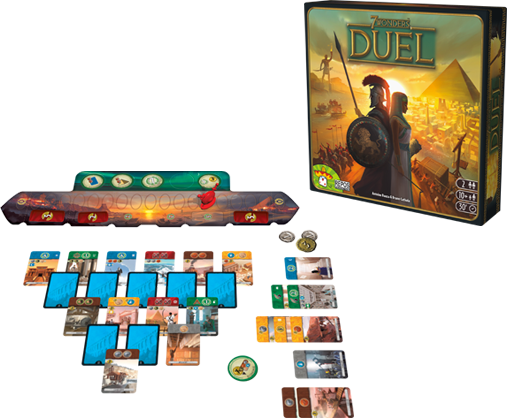 7 Wonders Duel 2 player game – Here Be Books & Games