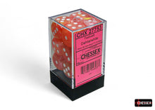 Chessex 16MM D6 Dice - Festive Luminary - Dahlia/White