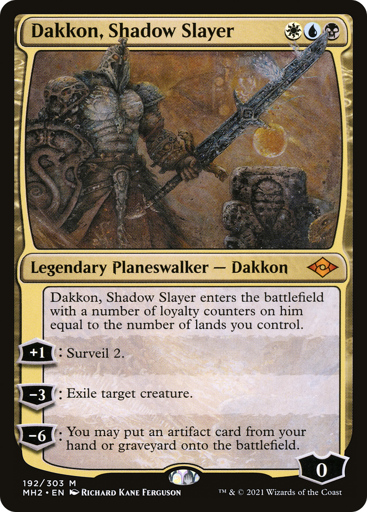 Dakkon, Shadow Slayer [Modern Horizons 2]