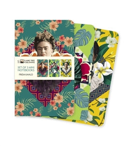 Flame Tree Publishing Frida Kahlo Set of 3 Mini Notebooks