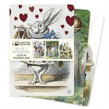 Flame Tree Publishing Alice In Wonderland Set Of 3 Standard Notebooks