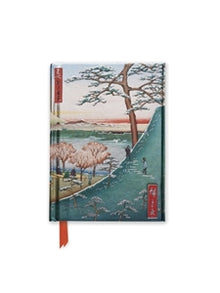 Flame Tree Publishing Utagawa Hiroshige Original Fuji, Meguro Foiled Pocket Journal