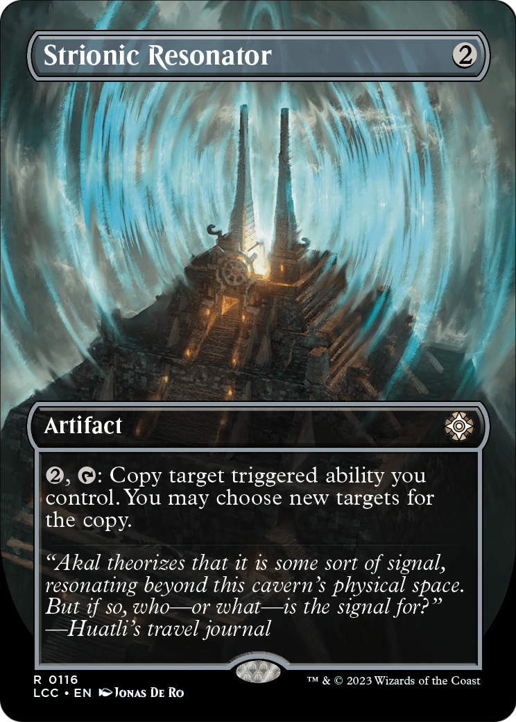 Strionic Resonator (Borderless) [The Lost Caverns of Ixalan Commander]