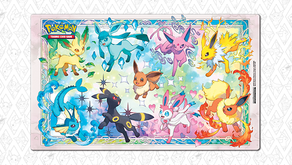 Pokemon Scarlet & Violet Prismatic Evolutions Eeveelution Playmat