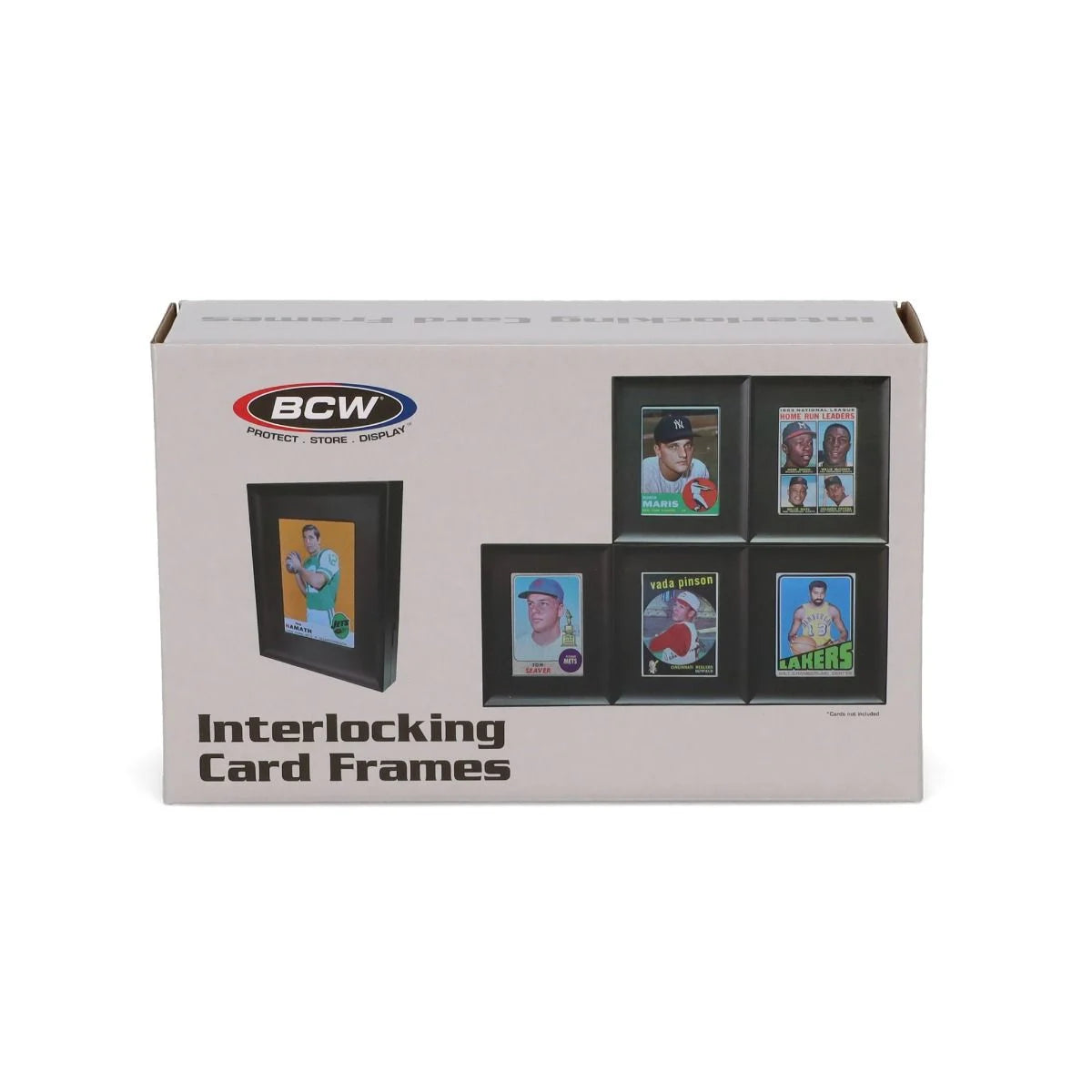 BCW Interlocking Card Frames - Black