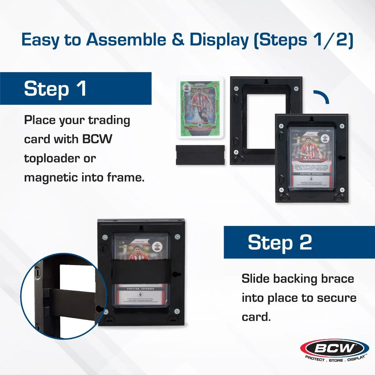 BCW Interlocking Card Frames - Black