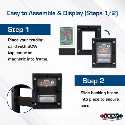 BCW Interlocking Card Frames - Black