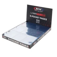 BCW Laserweld 9 Pocket Pages (100CT)