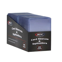 BCW 100 Count Sleeves and Toploaders combo pack