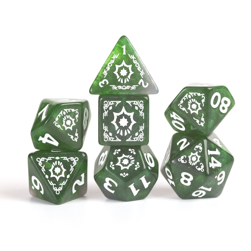 Sirius Dice D&D Dungeons & Dragons: Adventure Dice - Cleric Green