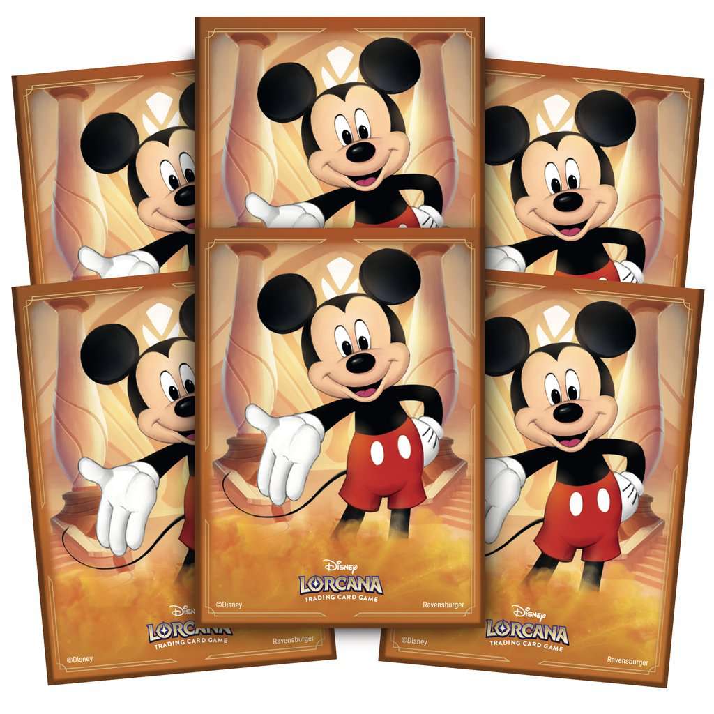Lorcana Matte Standard Size Sleeves 65ct - Micky Mouse