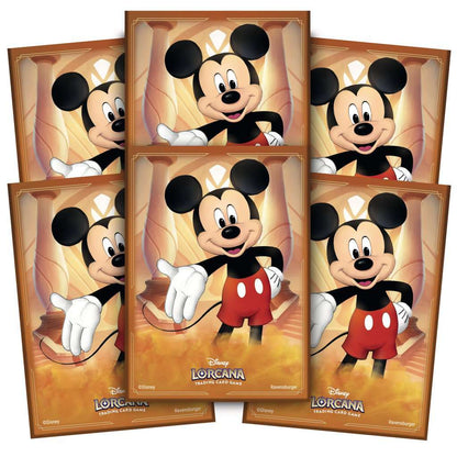 Lorcana Matte Standard Size Sleeves 65ct - Micky Mouse
