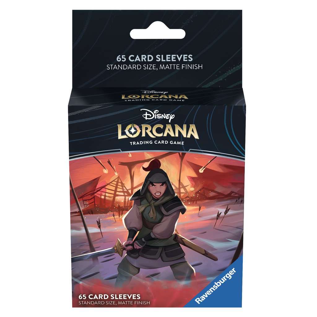 Lorcana Floodborn Mulan Matte Standard Size 65ct Sleeves