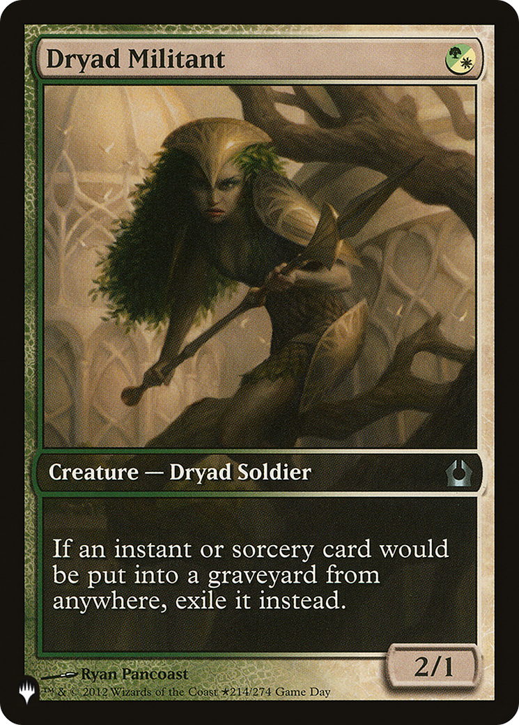 Dryad Militant [The List]