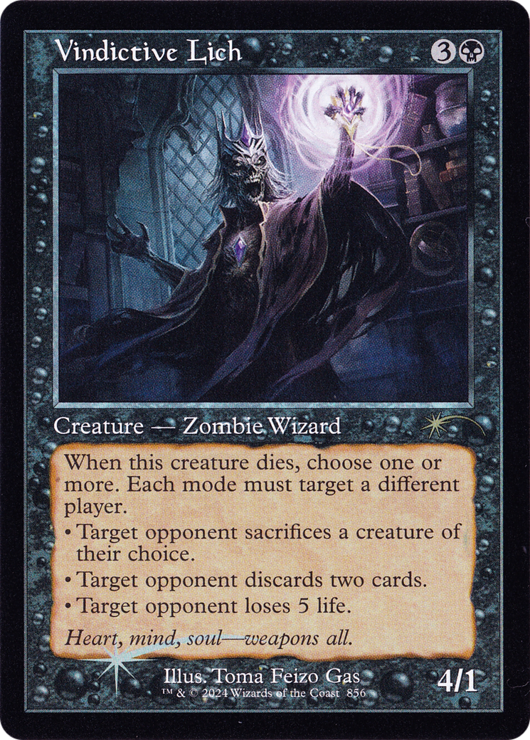 Vindictive Lich (Retro Frame) [Secret Lair Drop Series]