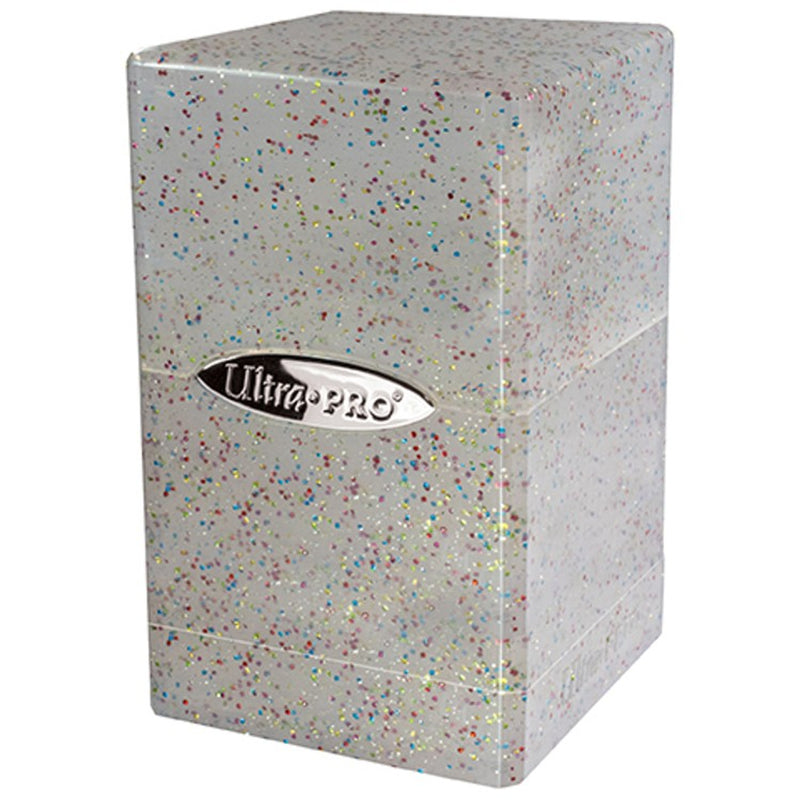 Ultra Pro Deck Box Satin Tower - Glitter Clear
