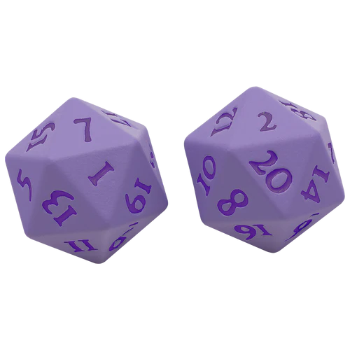 Ultra Pro - Vivid Heavy Metal D20 Dice Set - Purple