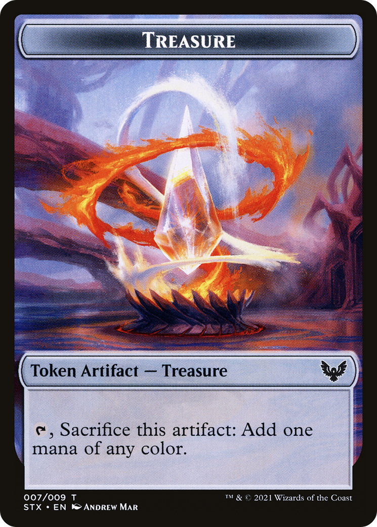 Treasure Token [Strixhaven: School of Mages Tokens]