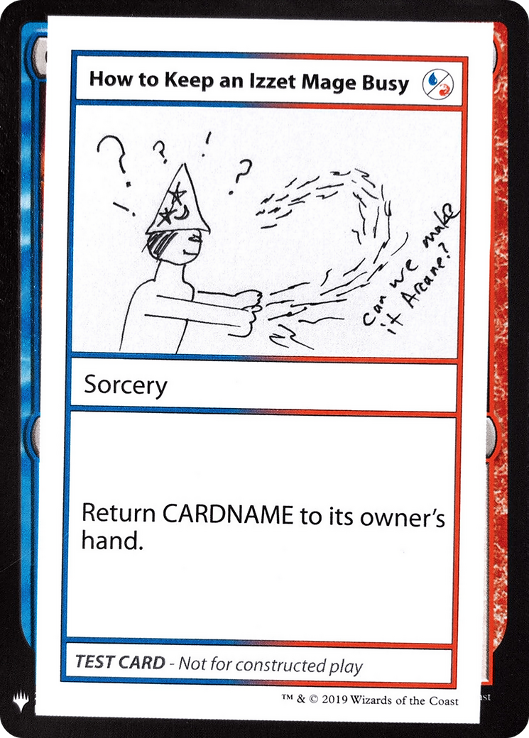 How to Keep an Izzet Mage Busy [Mystery Booster Playtest Cards]