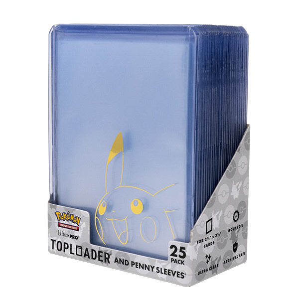 Ultra Pro Pokemon Pikachu Toploaders and Sleeves Combo (25ct)