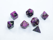 Chessex MINI 7-Die Set - Gemini - Black-Purple/Gold
