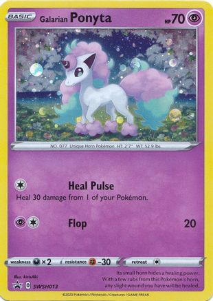 Galarian Ponyta (SWSH013) [Sword & Shield: Black Star Promos]