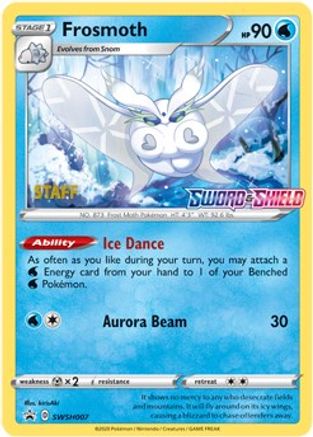 Frosmoth (SWSH007) (Staff Prerelease Promo) [Sword & Shield: Black Star Promos]