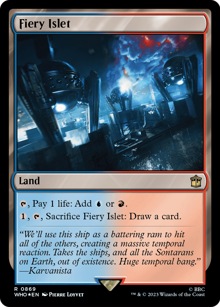 Fiery Islet (Surge Foil) [Doctor Who]