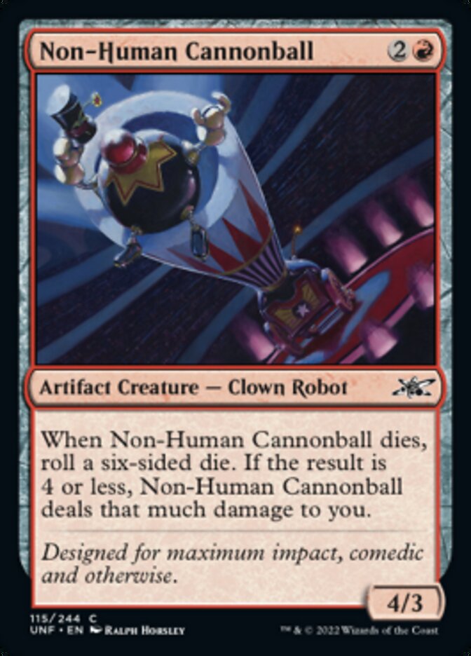 Non-Human Cannonball [Unfinity]