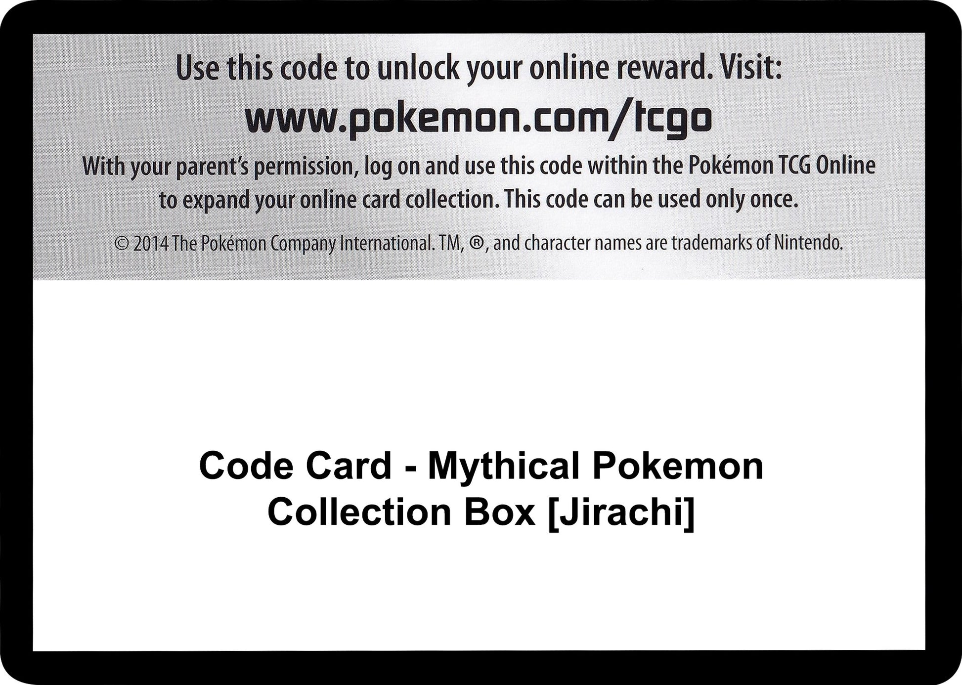 Image for Code Card - Mythical Pokemon Collection Box [Jirachi] - Pokemon