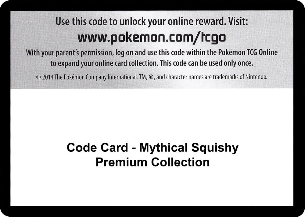 Image for Code Card - Mythical Squishy Premium Collection - Pokemon