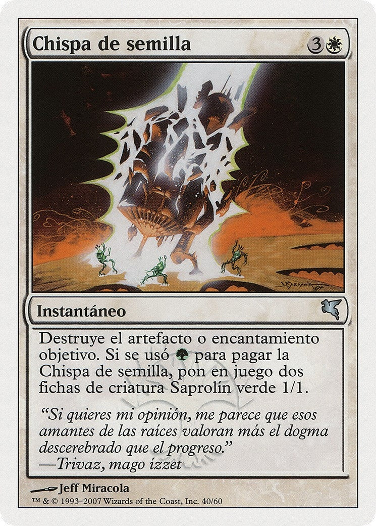 Image for Seed Spark (Spanish) - "Chispa de semilla" (J40) - Magic: The Gathering