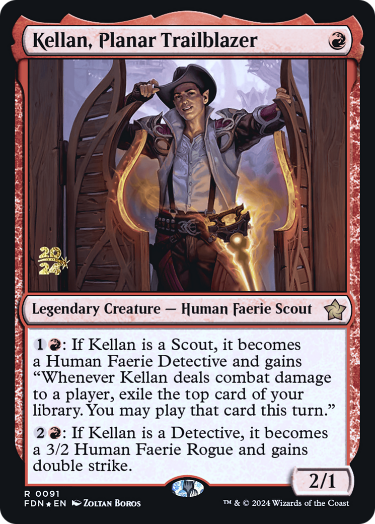 Kellan, Planar Trailblazer [Foundations Prerelease Promos]