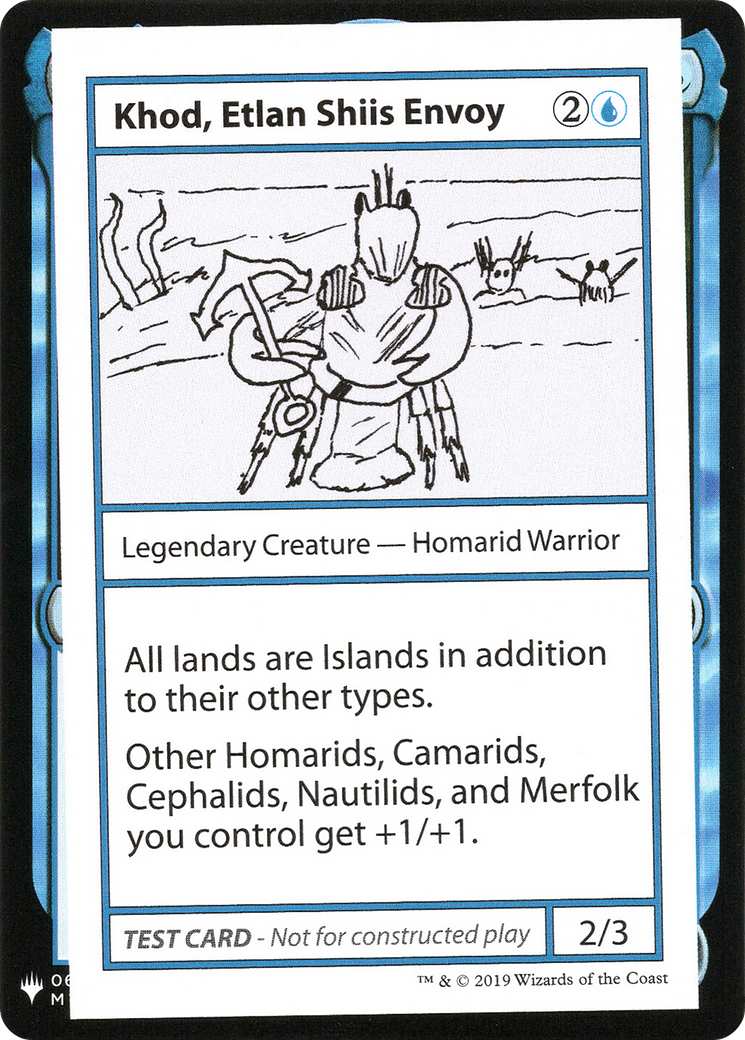 Khod, Etlan Shiis Envoy [Mystery Booster Playtest Cards]