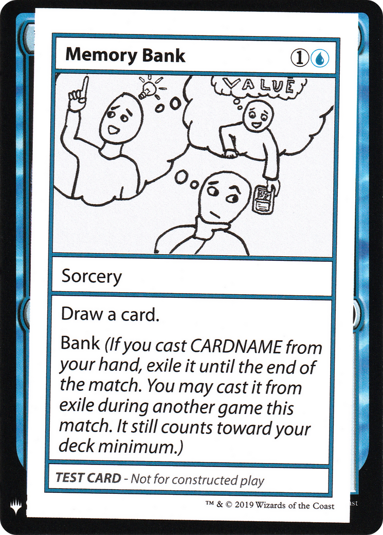 Memory Bank [Mystery Booster Playtest Cards]