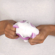 TeeTurtle Reversible Panda Plushie (Purple + Light Purple)